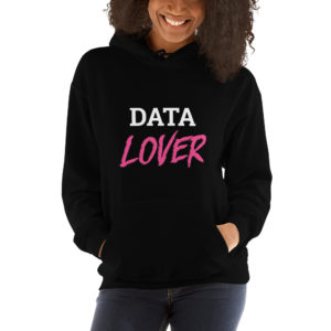 Felpa con cappuccio Data Lover (Pink)