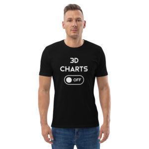 3D Charts OFF - T-shirt organico